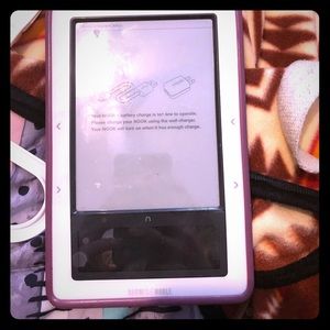 Nook and charger and aux cord